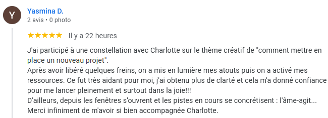 Témoignage constellation familiale et systémique – Plume